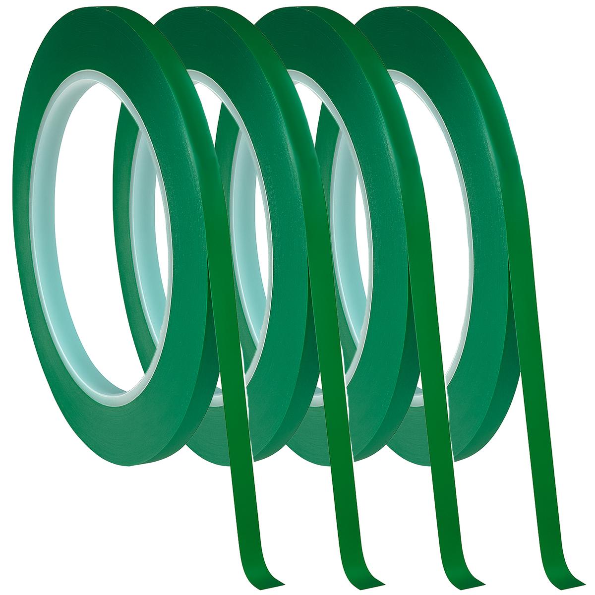 Foto 2 pulgar | Cinta Vinil 3mm Verde Fuerte Ventdepot Mxvtg-004 4  Piezas Verde