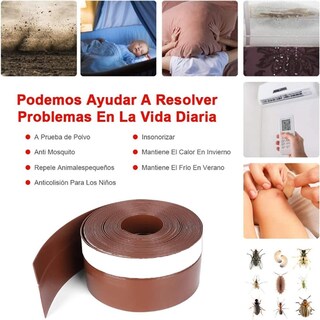 Foto 4 | Tira Sellado Autoadhesiva Ventdepot Mxoae-001 1 Pieza Marrón