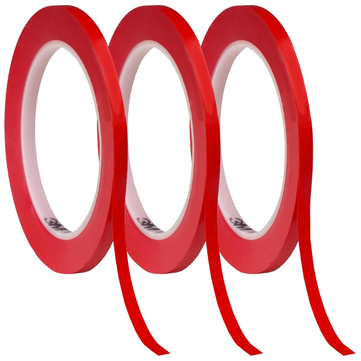 Cinta Roja De Vinil Flexible Ventdepot Mxvtj-003 3  Piezas Rojo $380