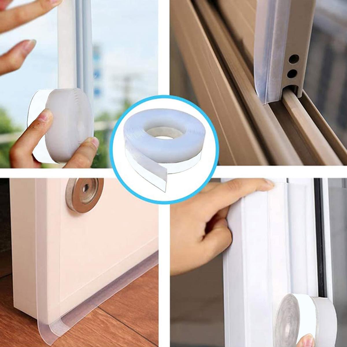 Foto 4 | Cinta De Silicon Autoadhesiva Ventdepot Mxitp-002 5  Piezas Transparente
