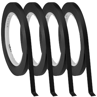 Foto 1 | Cinta De Vinil Negra 3mm Uso Ventdepot Mxvtk-004 4 Piezas Negro