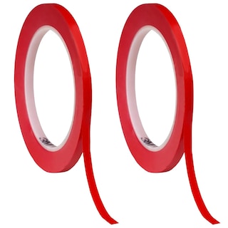 Foto 1 | Cinta Vinil Roja Delgada Ventdepot Mxvtj-002 2 Piezas Rojo