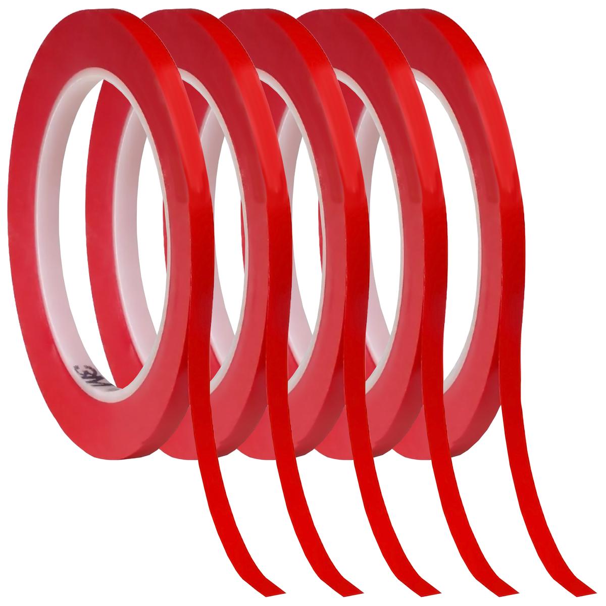 Foto 3 pulgar | Vinil Rojo Adhesivo 3 Mm Ventdepot Mxvtj-005 5  Piezas Rojo