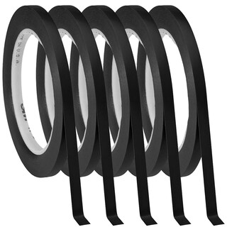 Foto 1 | Cinta Negra Vinil Resistente Ventdepot Mxvtk-005 5 Piezas Negro