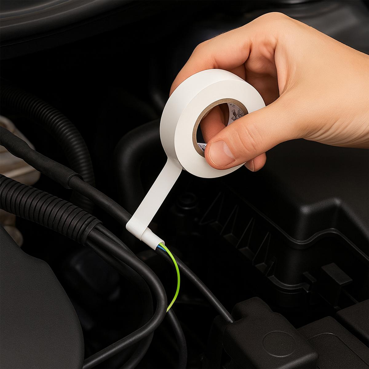 Foto 6 | Cinta Eléctrica Blanca 19mm Ventdepot Mxttg-003 10  Piezas Blanco