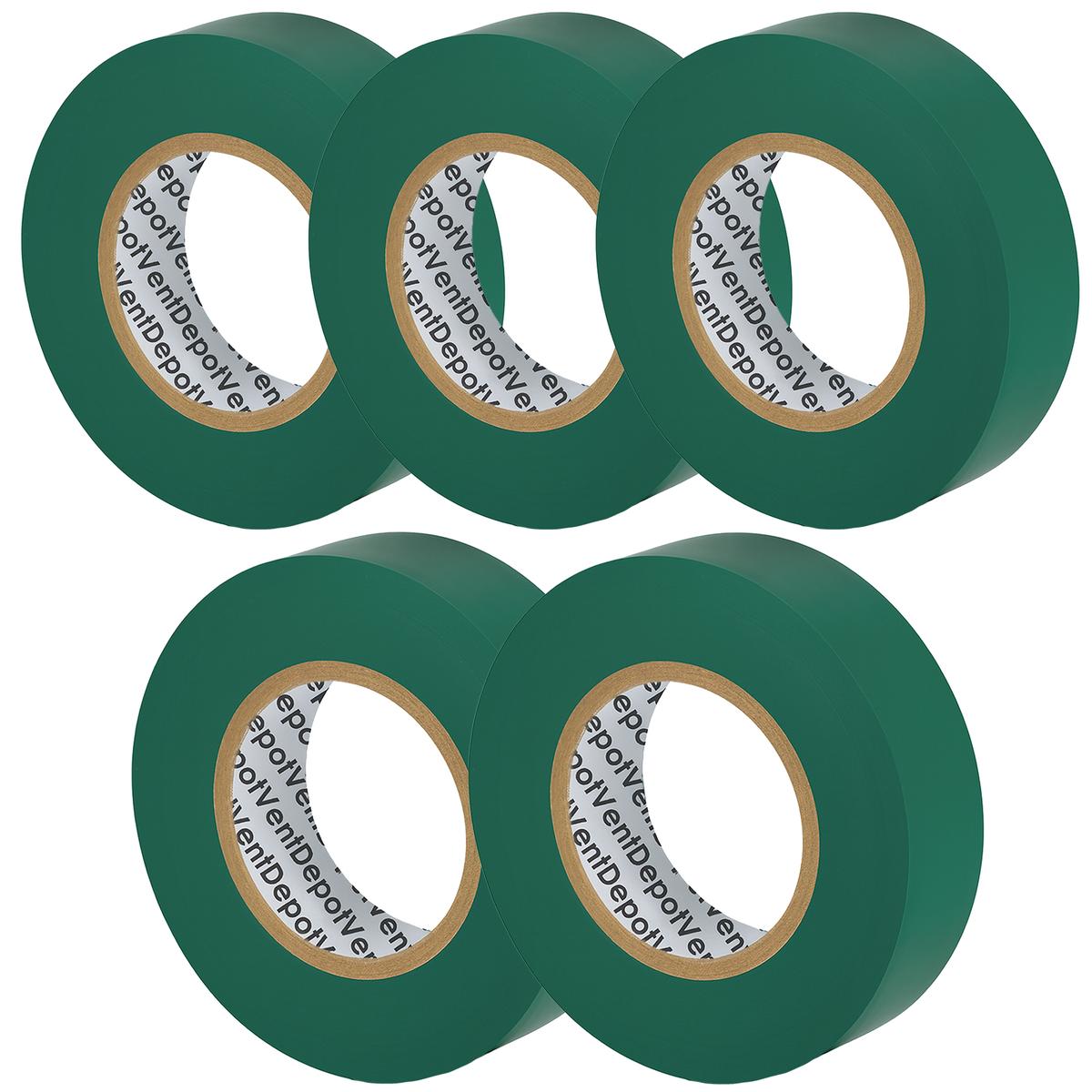 Foto 1 | Cinta Aislante Verde 19mm Ventdepot Mxttx-002 5  Piezas Verde