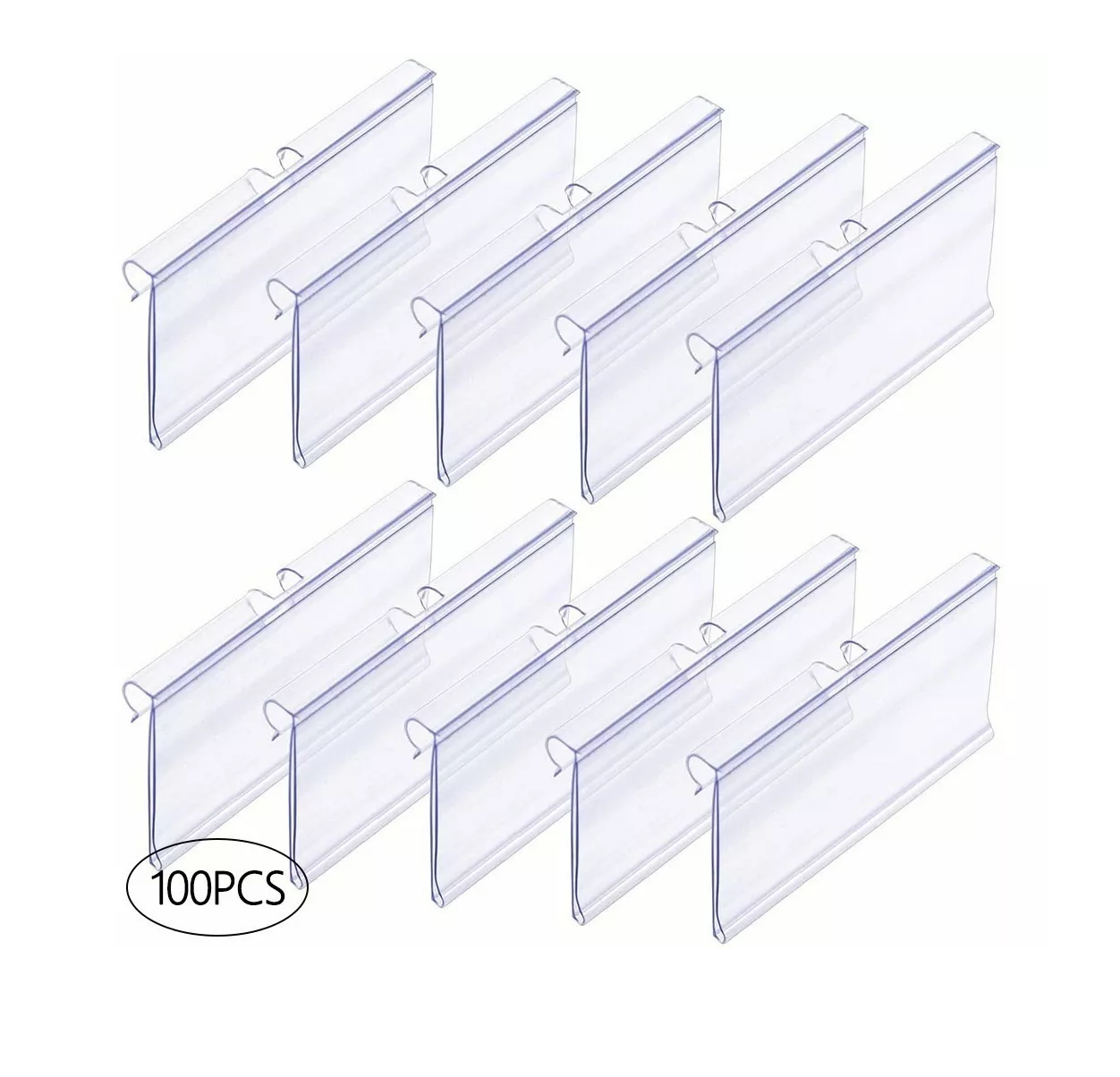 Foto 3 pulgar | Porta Precio Rejila Parrillas para Refrigerador 100 Piezas