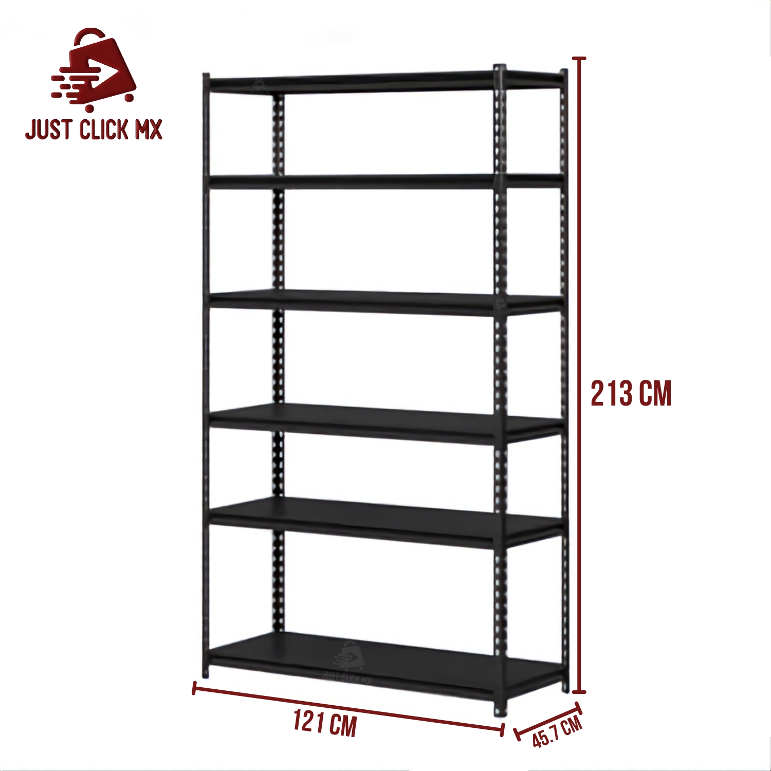 Foto 4 pulgar | Anaquel Rack Industrial JustClick MX Negro