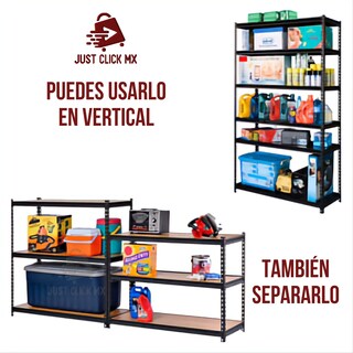 Foto 5 | Anaquel Rack Industrial JustClick MX Negro