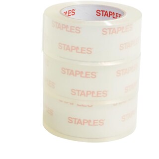 Foto 4 | Cinta De Embalaje Staples Moving & Storage, 1,88 Cm X 110 M, Transparente, 6 Rollos - Venta Internacional.