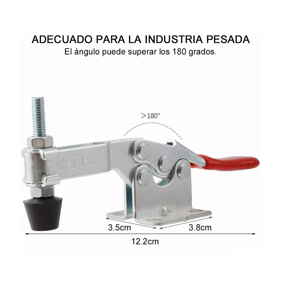 Foto 3 pulgar | 6 Pcs Palanca De Sujecion 90kg Uso Rudo Eo Safe Imports Esi-16320 Plata