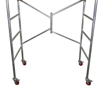 Foto 3 | Andamio Plegable Ligero Tubular Acero 1.5mx 70cm X 1.4m