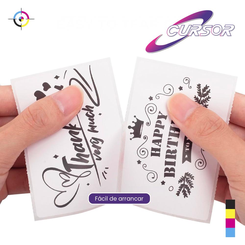 Foto 5 | Rollo Etiquetas  Adhesivas con Cursor Pedidos Paquetería