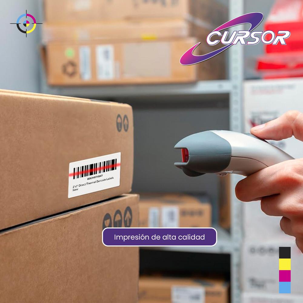 Foto 8 pulgar | Rollo Etiquetas  Adhesivas con Cursor Pedidos Paquetería