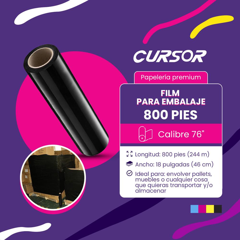 Foto 4 pulgar | 1 Rollo Emplaye OKAERI 18 cm x 50 cm x 800 m Film Plástico Estirable Color al Azar