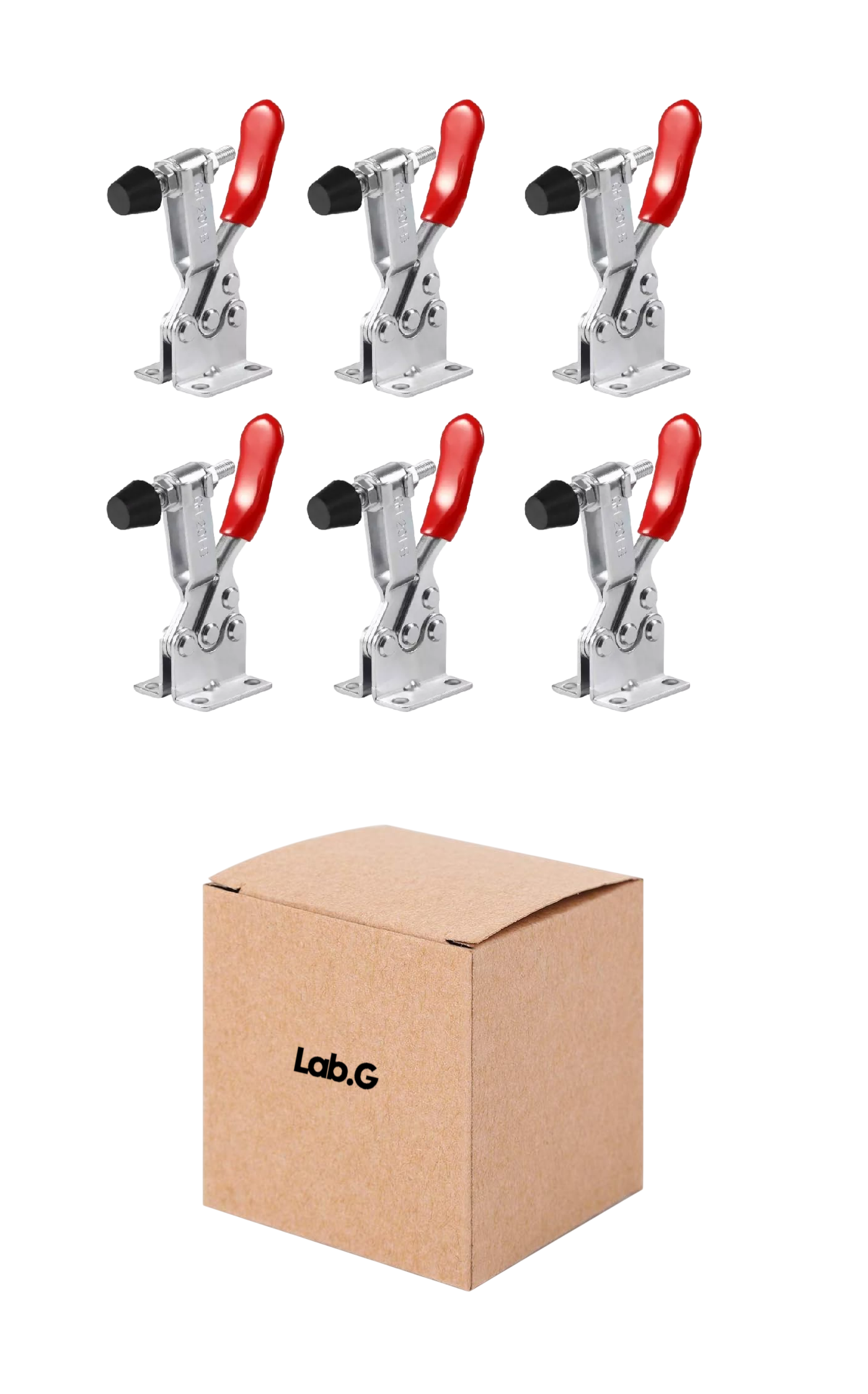 Palanca De Sujecion 90 Kg Uso Rudo Gh-201b 6 Pcs