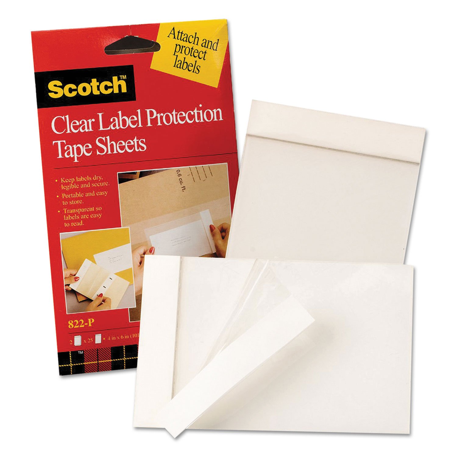 Foto 4 pulgar | Láminas De Cinta De Protección De Etiquetas 3m Scotchpad Mmm822p - Venta Internacional.