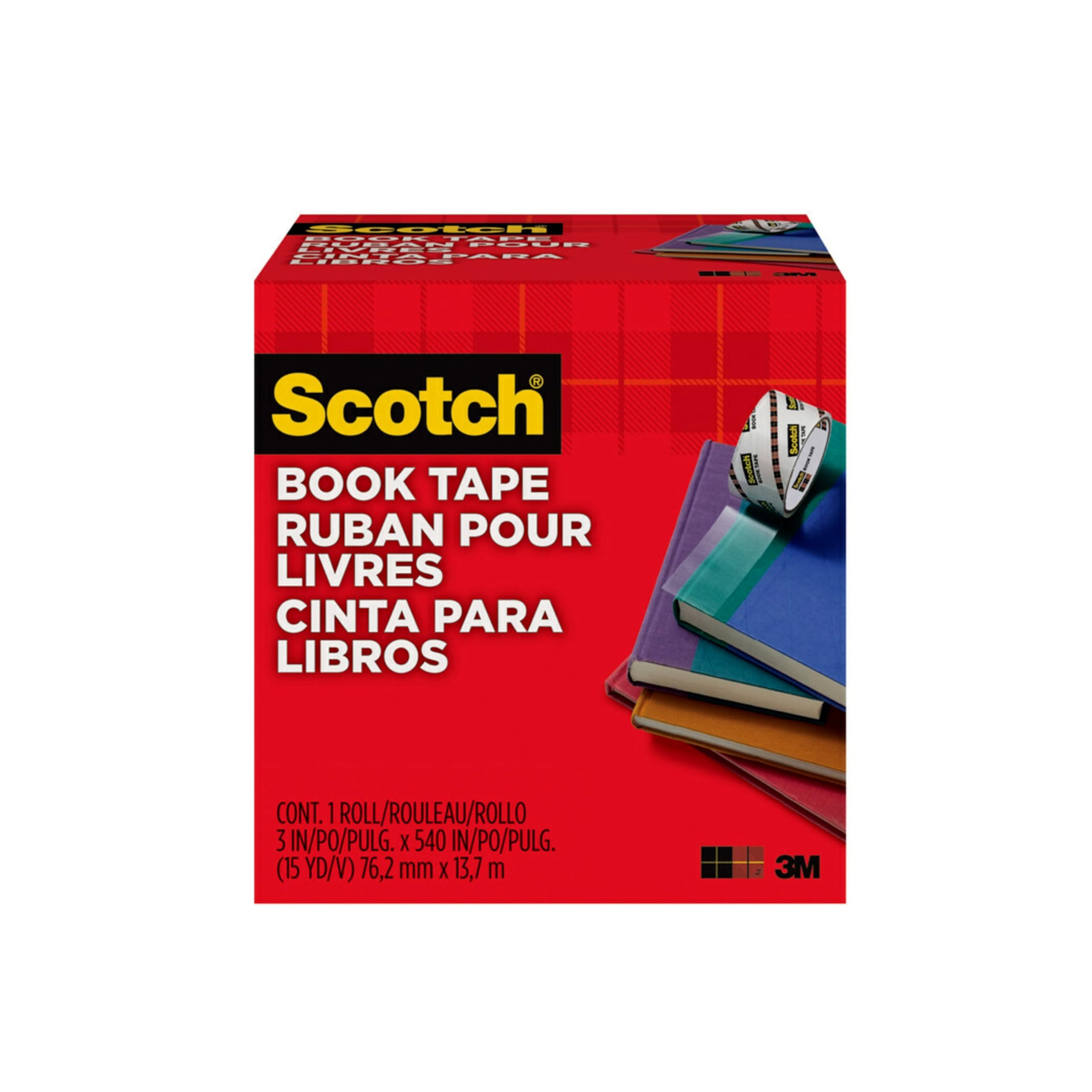 Foto 1 | Cinta Adhesiva Scotch Book De 3 X 540 Pulgadas Para Reparar Refuerzos - Venta Internacional.