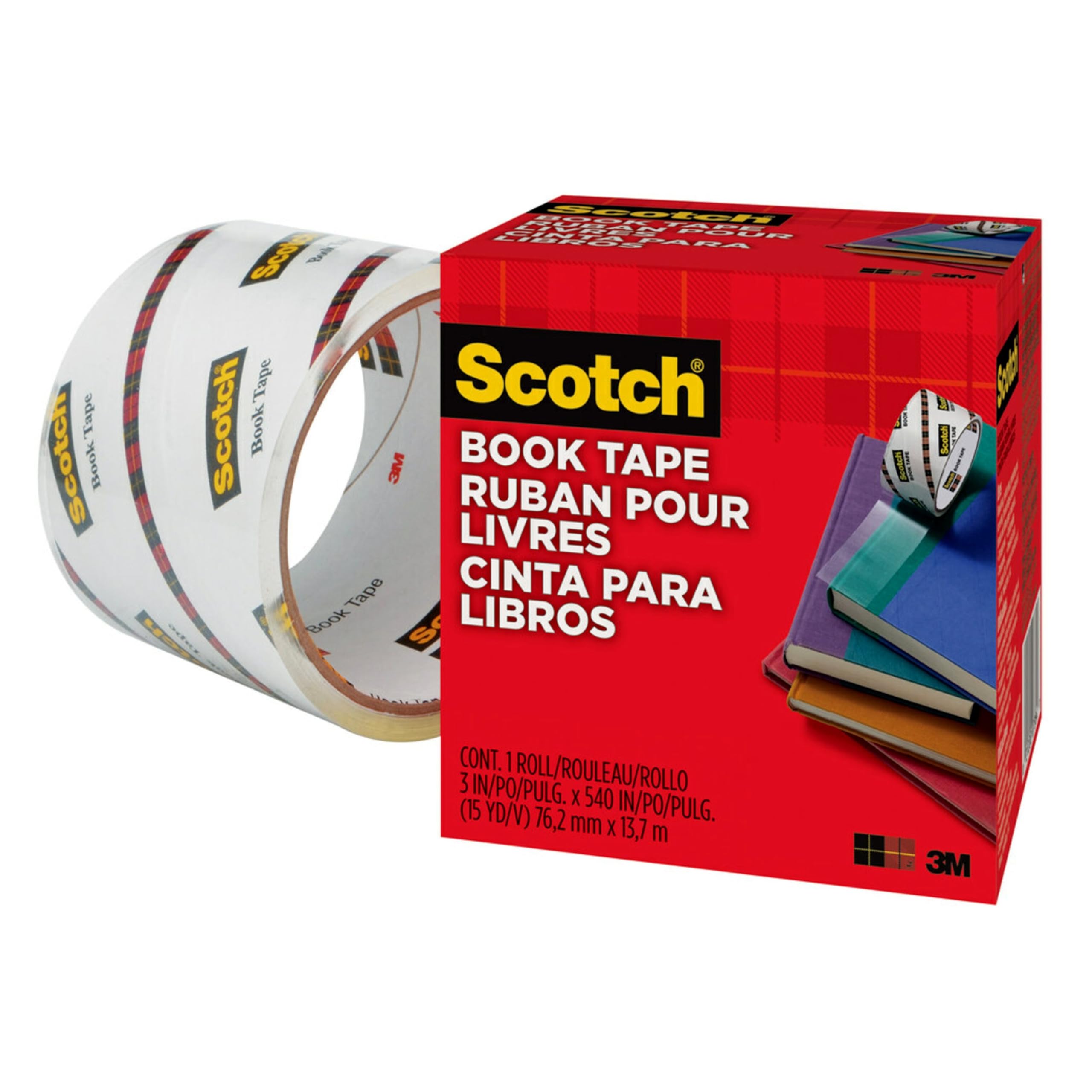 Foto 5 | Cinta Adhesiva Scotch Book De 3 X 540 Pulgadas Para Reparar Refuerzos - Venta Internacional.