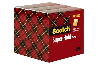 Foto 5 | Cinta Adhesiva Super-hold, 3 Rollos De 3/4 X 1000 Pulgadas, Transparente - Venta Internacional.