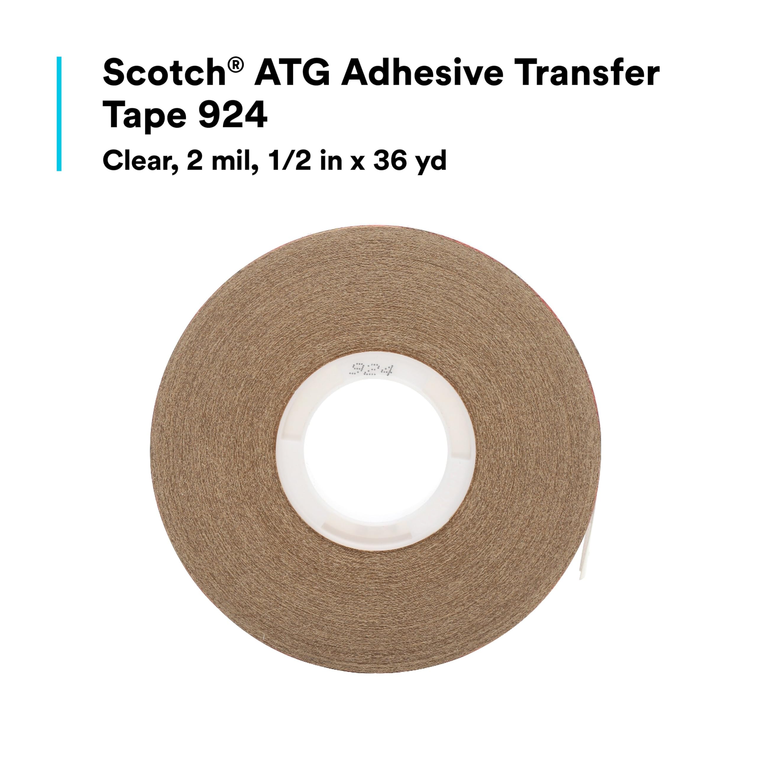 Foto 7 | Cinta Adhesiva De Transferencia 3m Scotch Atg 924 Transparente, Paquete De 12 - Venta Internacional.