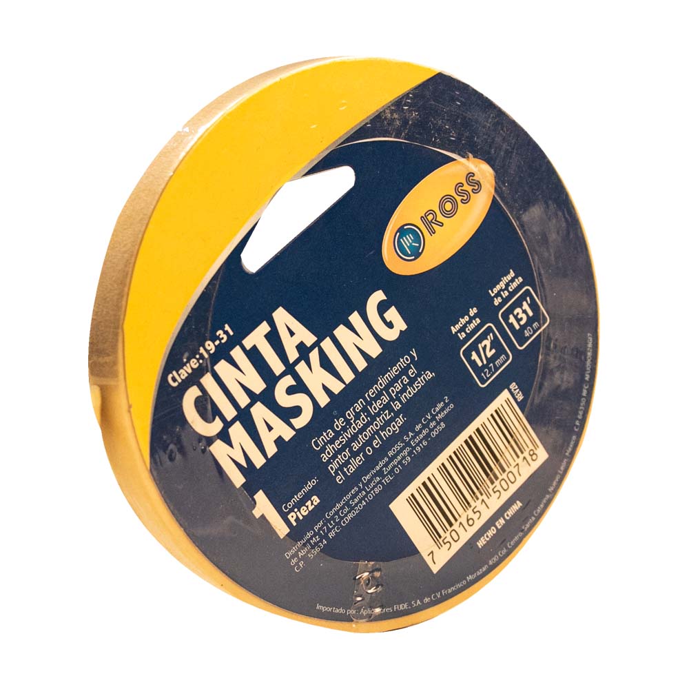 Foto 2 pulgar | Cinta Masking (1/2'') 6pz 12'x40  Akron