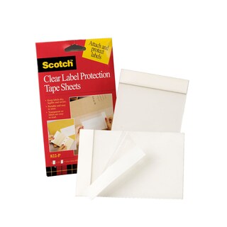 Foto 1 | Láminas Adhesivas Protectoras De Etiquetas 3m Scotch 4x6 (822p), 25 Hojas - Venta Internacional.
