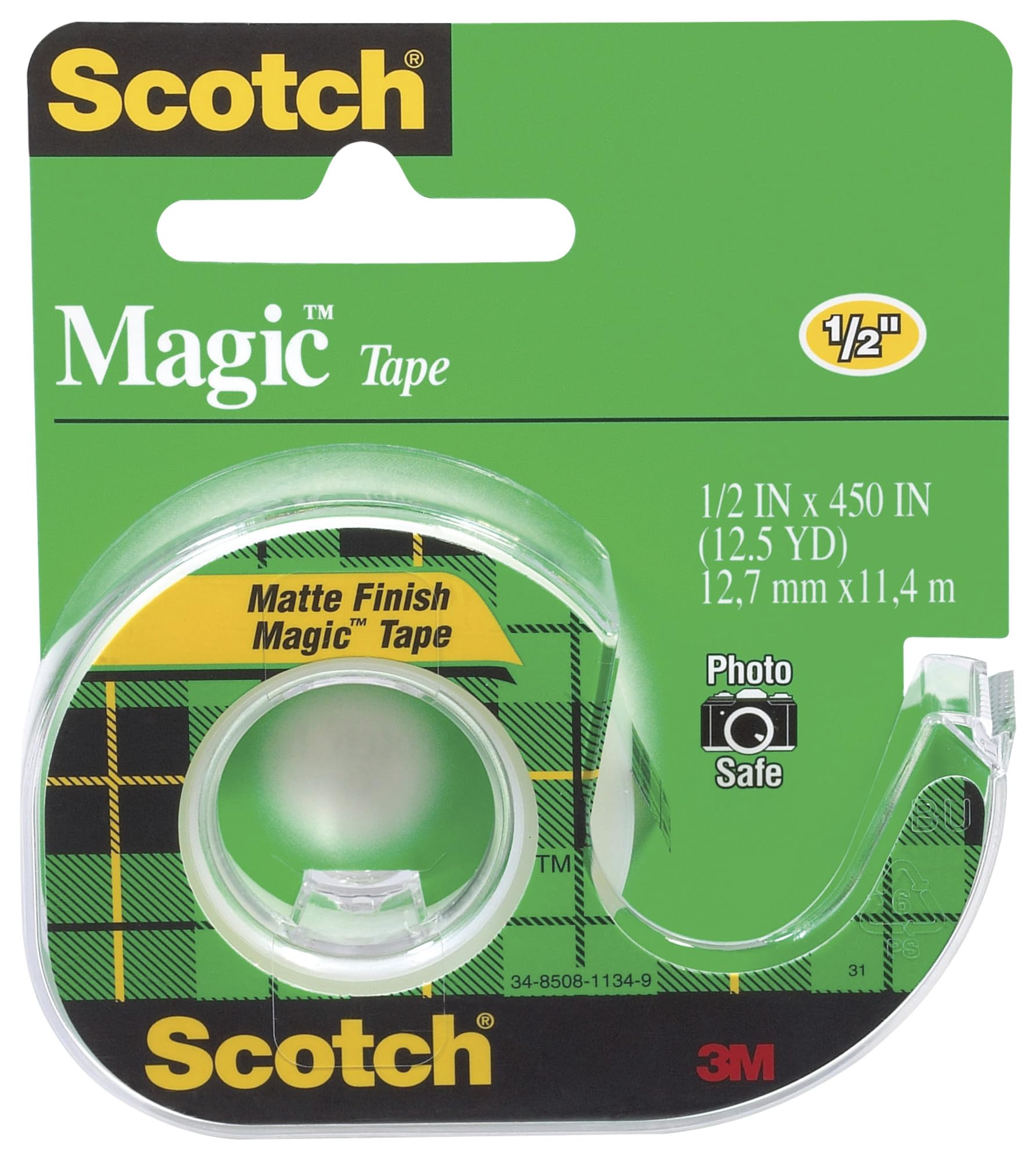 Foto 2 pulgar | Cinta Scotch Magic De 1/2 X 450 Pulgadas (104) Con Dispensador - Venta Internacional.