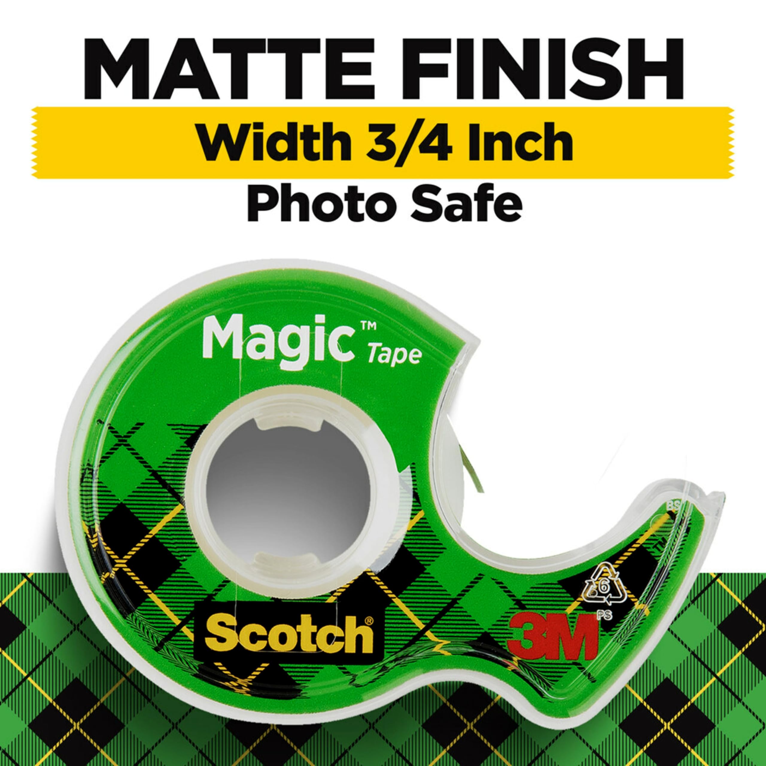 Foto 3 pulgar | Cinta Adhesiva Scotch Magic Invisible De 19 Mm X 16,5 M Con Dispensador, 6 Rollos - Venta Internacional.