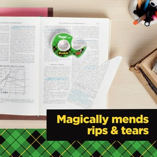 Foto 6 | Cinta Adhesiva Scotch Magic Invisible De 19 Mm X 16,5 M Con Dispensador, 6 Rollos - Venta Internacional.