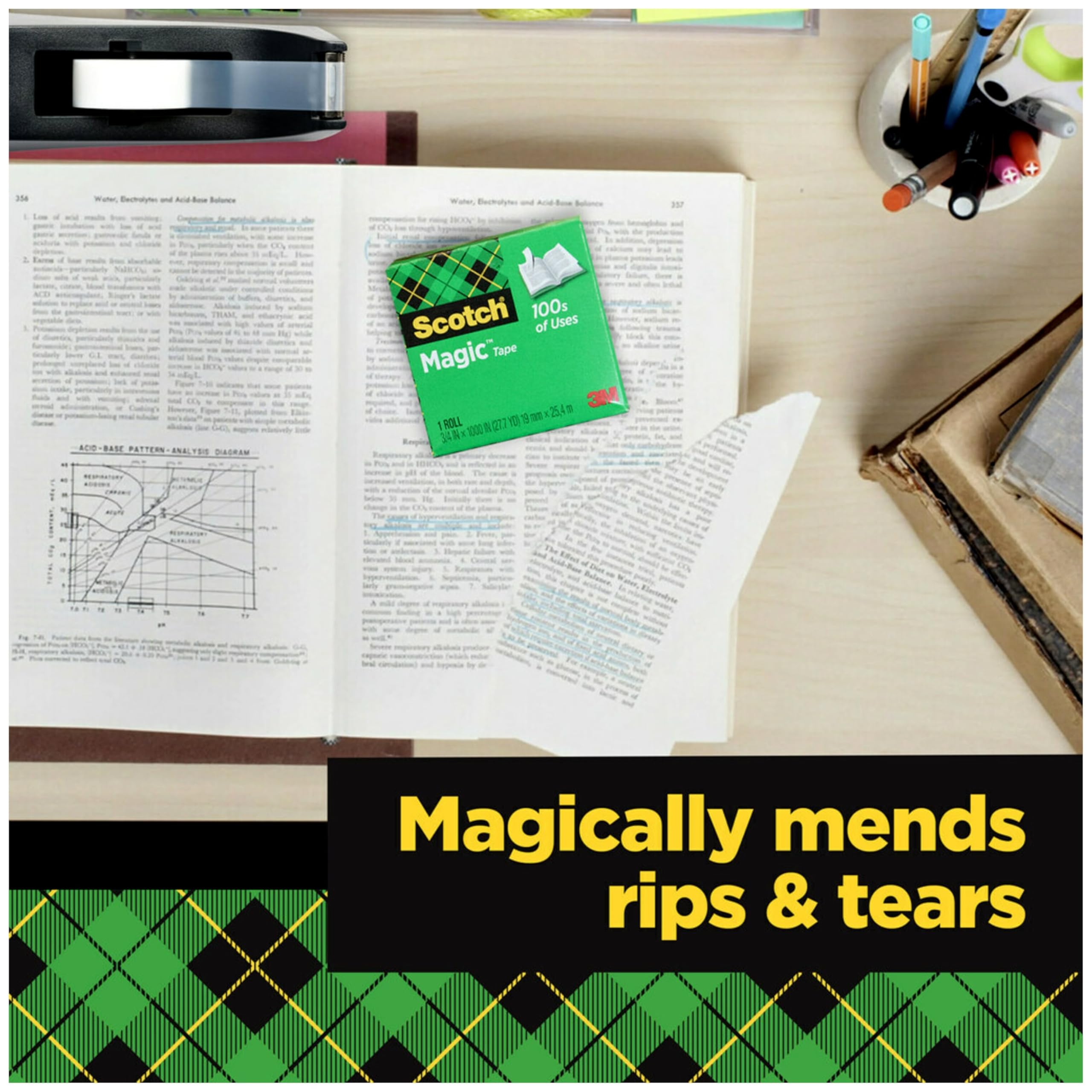 Foto 6 | 12 Rollos De Cinta Adhesiva Scotch Magic Invisible, 19 Mm X 25 M - Venta Internacional.