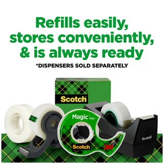 Foto 7 | 12 Rollos De Cinta Adhesiva Scotch Magic Invisible, 19 Mm X 25 M - Venta Internacional.