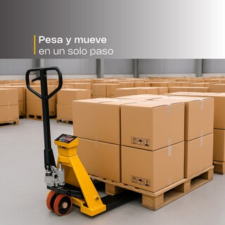 Foto 2 | Patín Hidráulico Con Báscula Integrada Rhino, 2t, Control Remoto, Bapat-2t