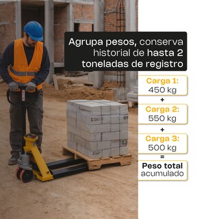 Foto 7 | Patín Hidráulico Con Báscula Integrada Rhino, 2t, Control Remoto, Bapat-2t
