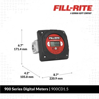 Foto 2 | Medidor De Transferencia De Combustible Fill-rite 900cd1.5 1-1/2 6-40 Gpm - Venta Internacional.