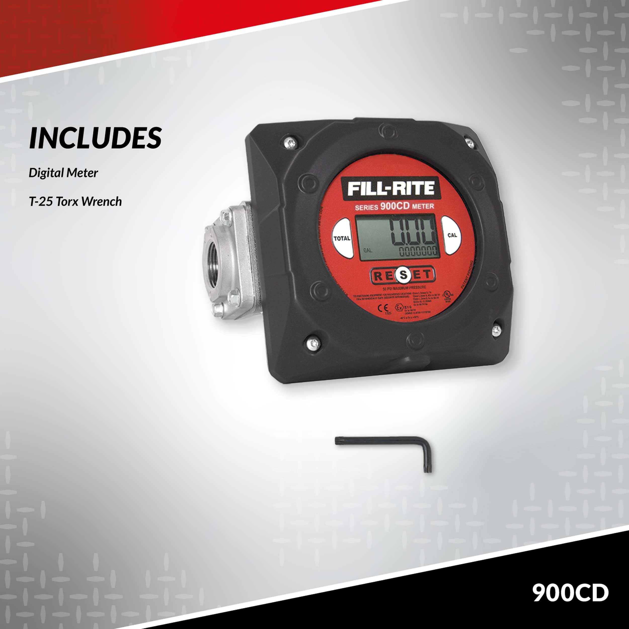 Foto 3 pulgar | Medidor De Transferencia De Combustible Fill-rite 900cd 1 6-40 Gpm (23-151 Lpm) - Venta Internacional.