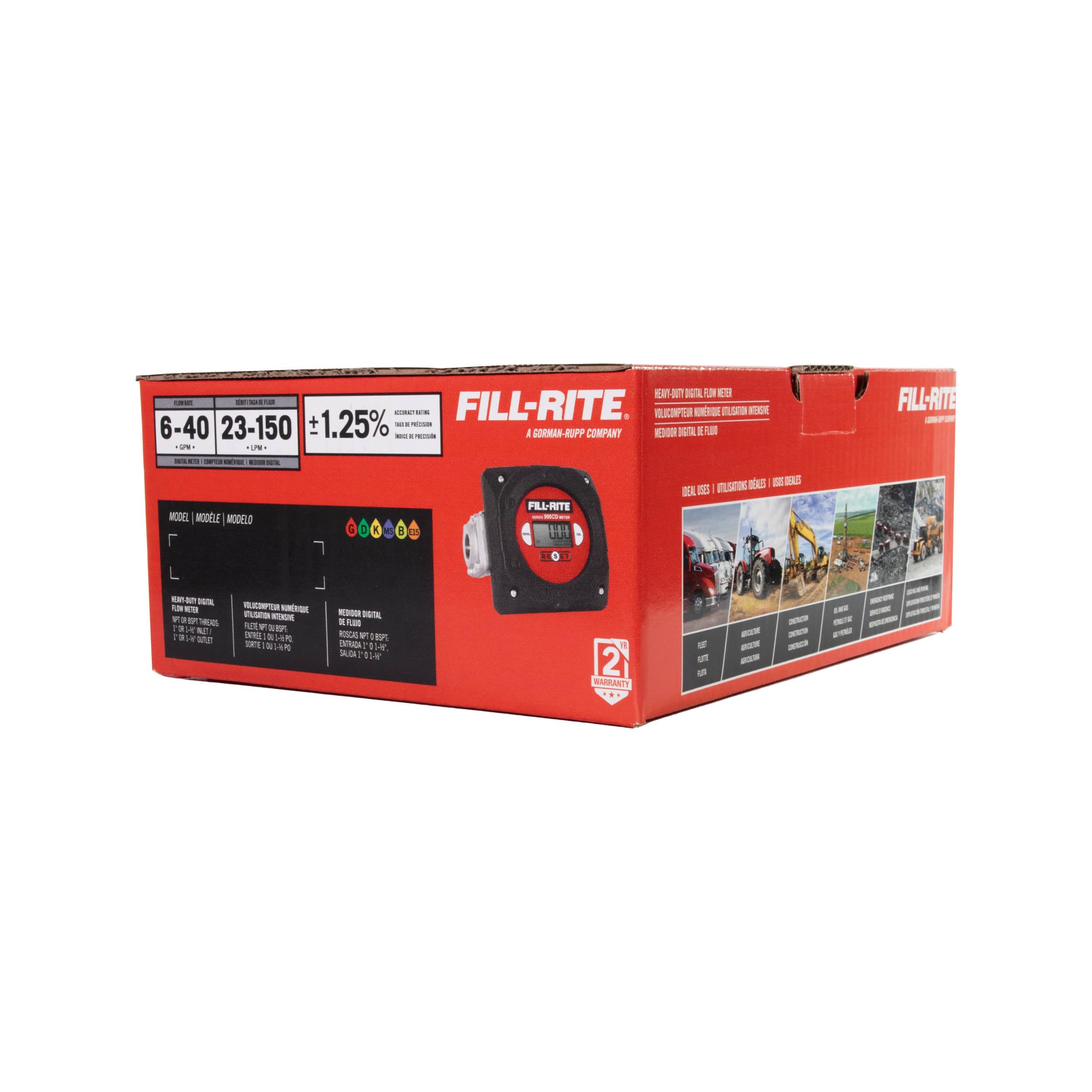 Foto 5 pulgar | Medidor De Transferencia De Combustible Fill-rite 900cd 1 6-40 Gpm (23-151 Lpm) - Venta Internacional.