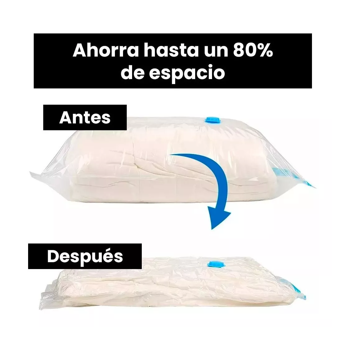 Foto 3 pulgar | Bolsas de Almacenamiento al Vacío Belug color Azul 18 Piezas + Bomba Azul