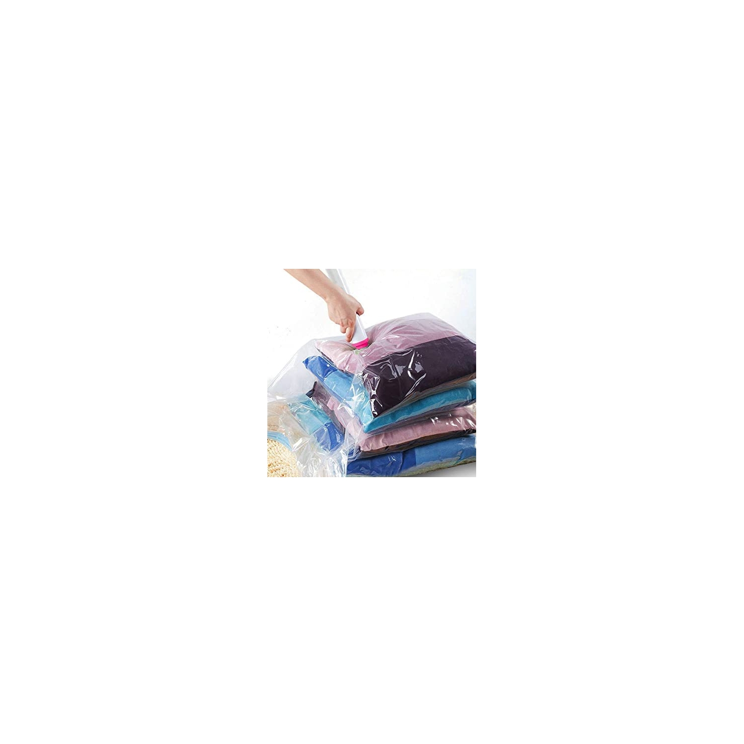 Paquete De 5 Bolsas De Almacenamiento Al Vacío Para Ahorrar Espacio, 60 X 80 Cm - Venta Internacional.