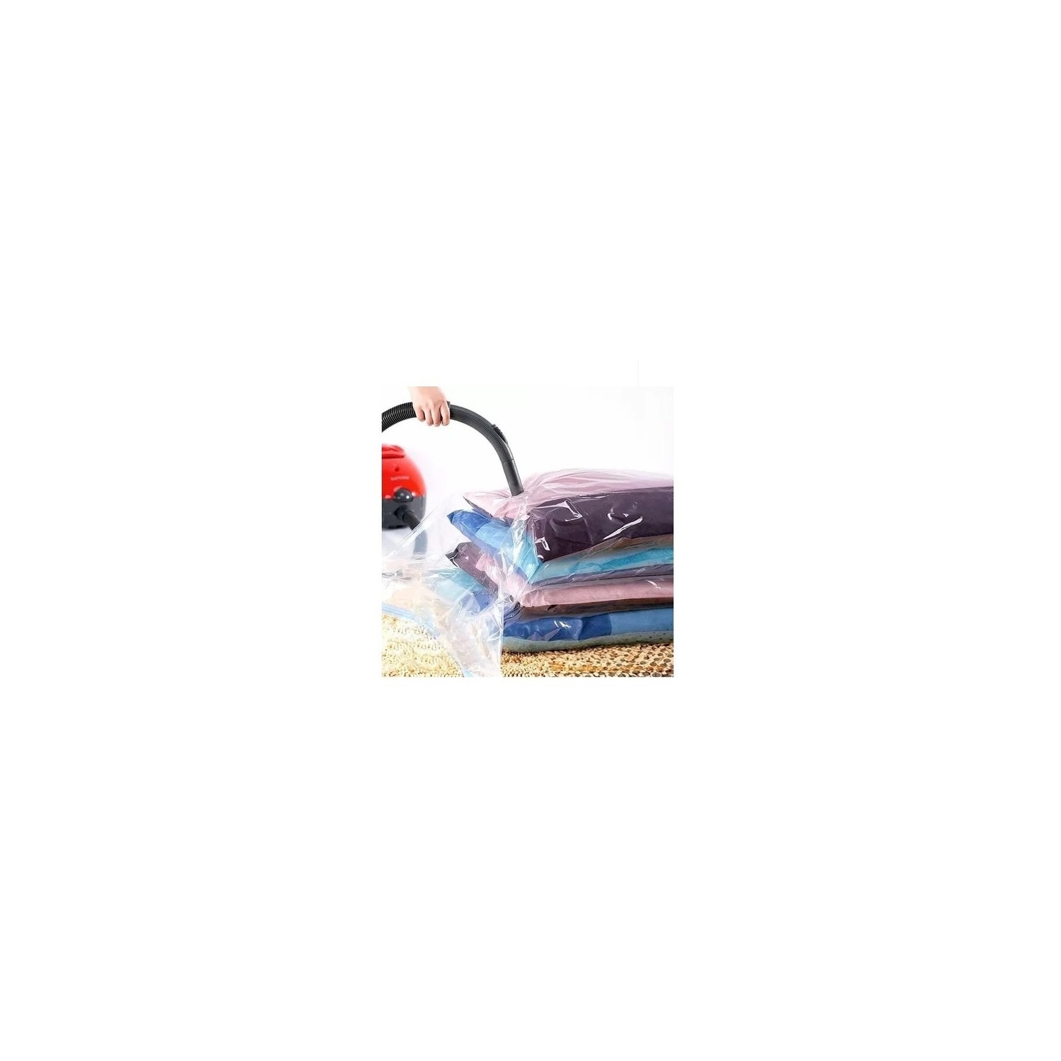 Bolsa De Aspiradora Para Comprimir Ropa De 80 X 120 Cm, Juego De 6 - Venta Internacional.