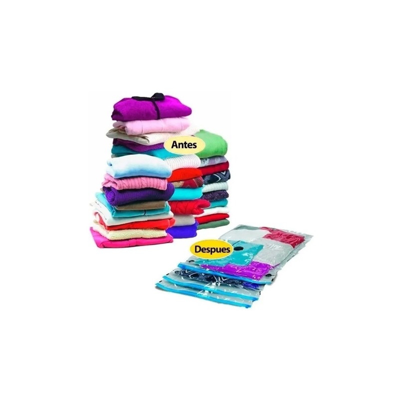 Foto 3 pulgar | Bolsa de Compresión para Ropa de 60 x 80 cm 6 Unidades - Venta Internacional