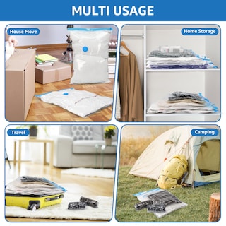 Foto 5 | Bolsas De Almacenamiento Al Vacío Simple Deluxe 10 Jumbo Con Bomba Manual - Venta Internacional.