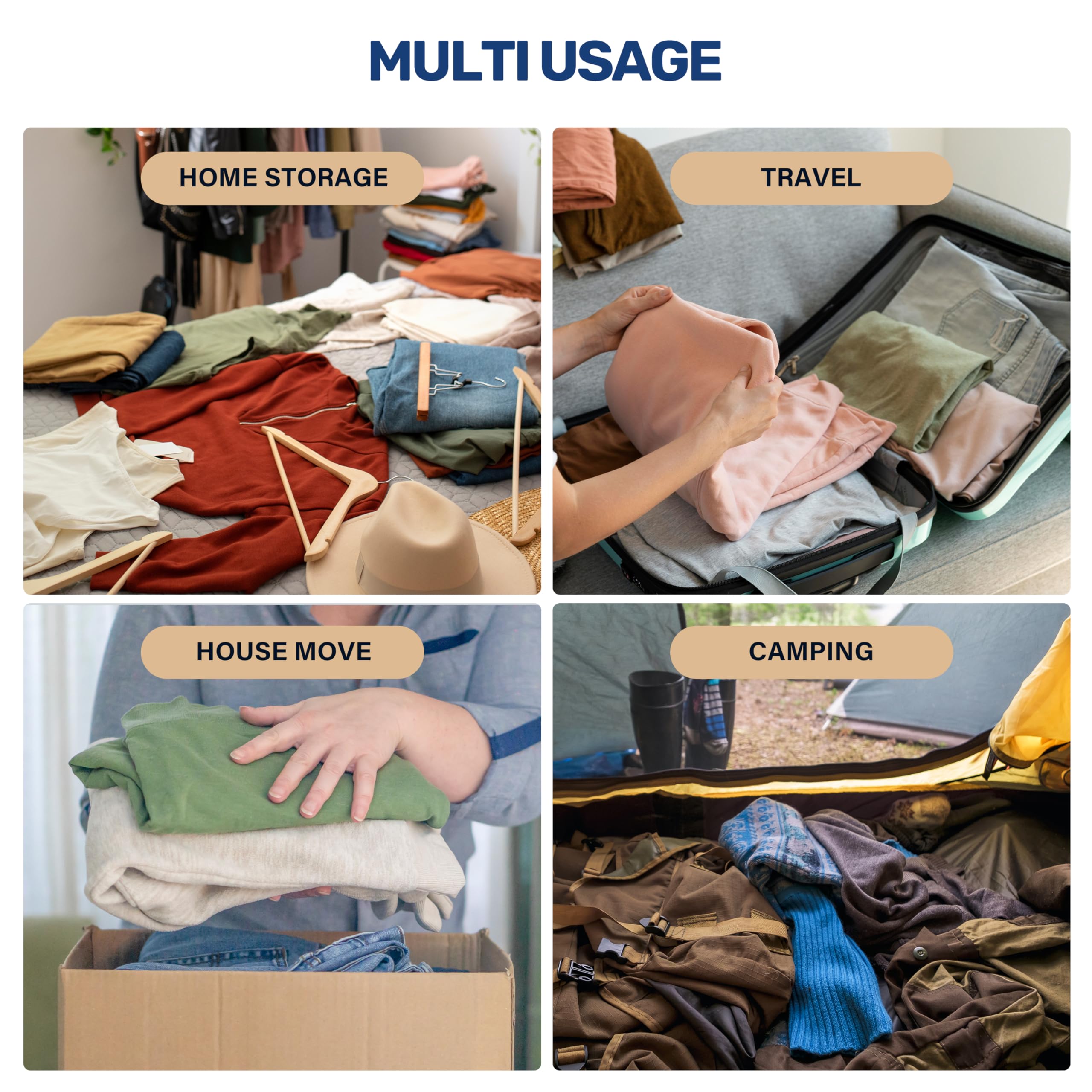 Foto 7 pulgar | Bolsas De Almacenamiento Al Vacío Simple Deluxe, Paquete De 30 Con Bomba Manual - Venta Internacional.