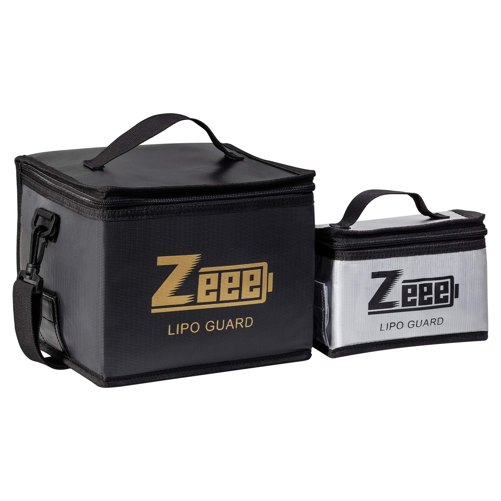 Bolsa Segura Para Baterías Zeee Lipo, Protector De Almacenamiento Ignífugo (paquete De 2) - Venta Internacional.