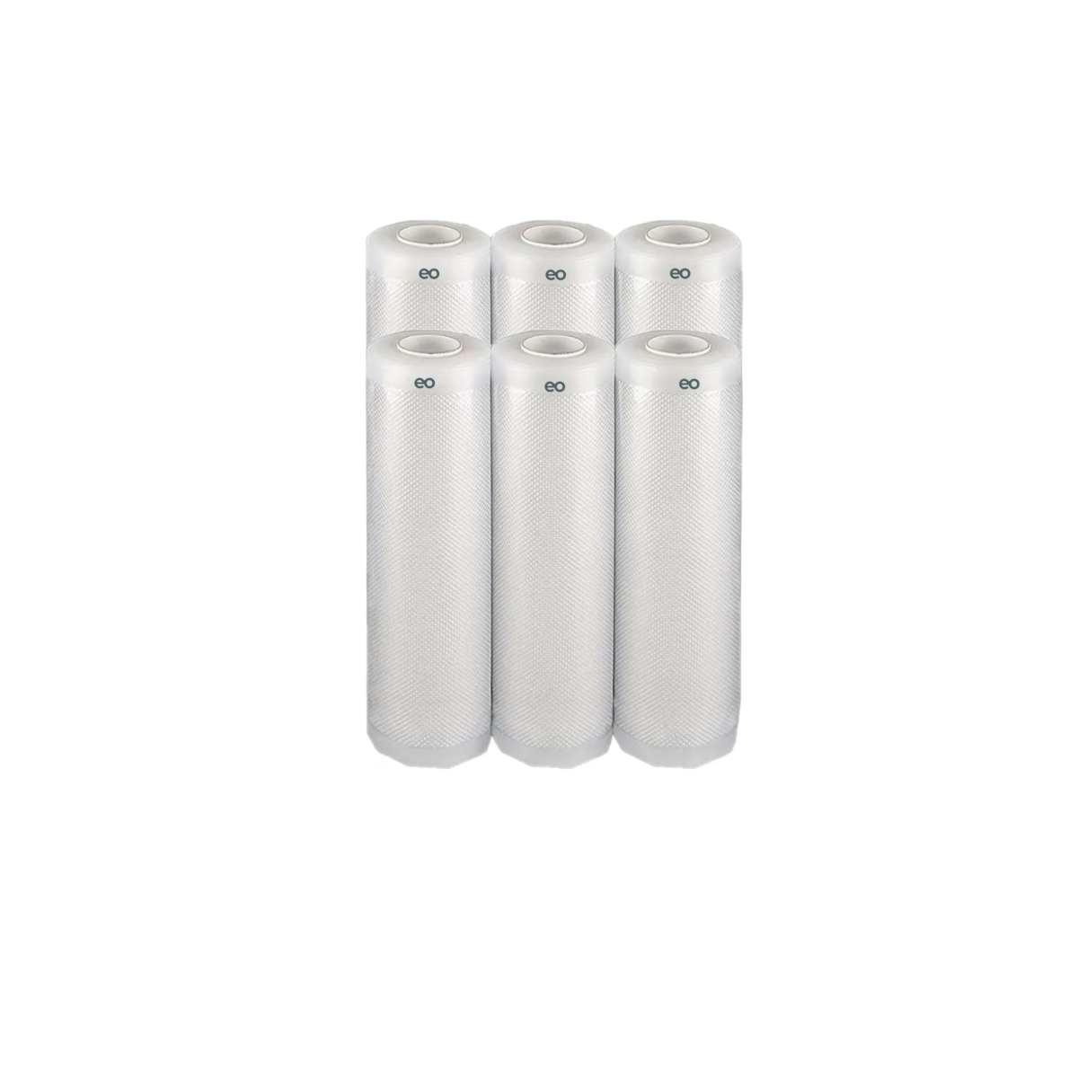 Kit 6 Rollos Bolsas Alimentos Sellado Al Vacío Eo Safe Imports Esi-19843 Transparente
