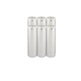 Foto 1 | Kit 6 Rollos Bolsas Alimentos Sellado Al Vacío Eo Safe Imports Esi-19843 Transparente