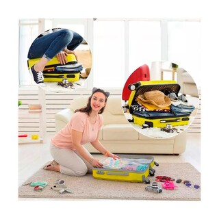 Foto 3 | Bolsas Almacenamiento Al Vacío 18 Pzs Ropa Y Edredón+ Bomba Lab.g Azul
