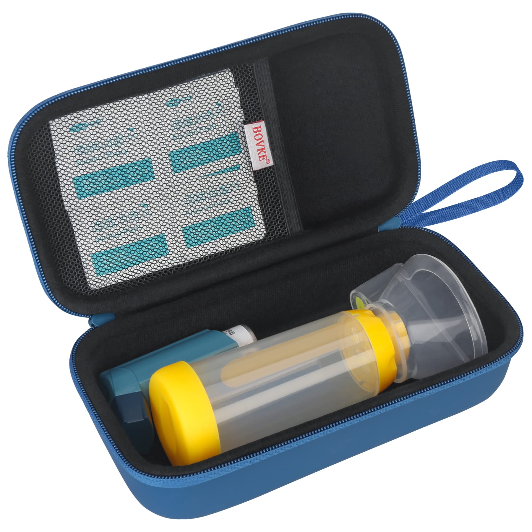 Foto 1 | Estuche De Viaje Bovke Para Inhalador De Asma  Espaciador De Inhalador  Azul - Venta Internacional.