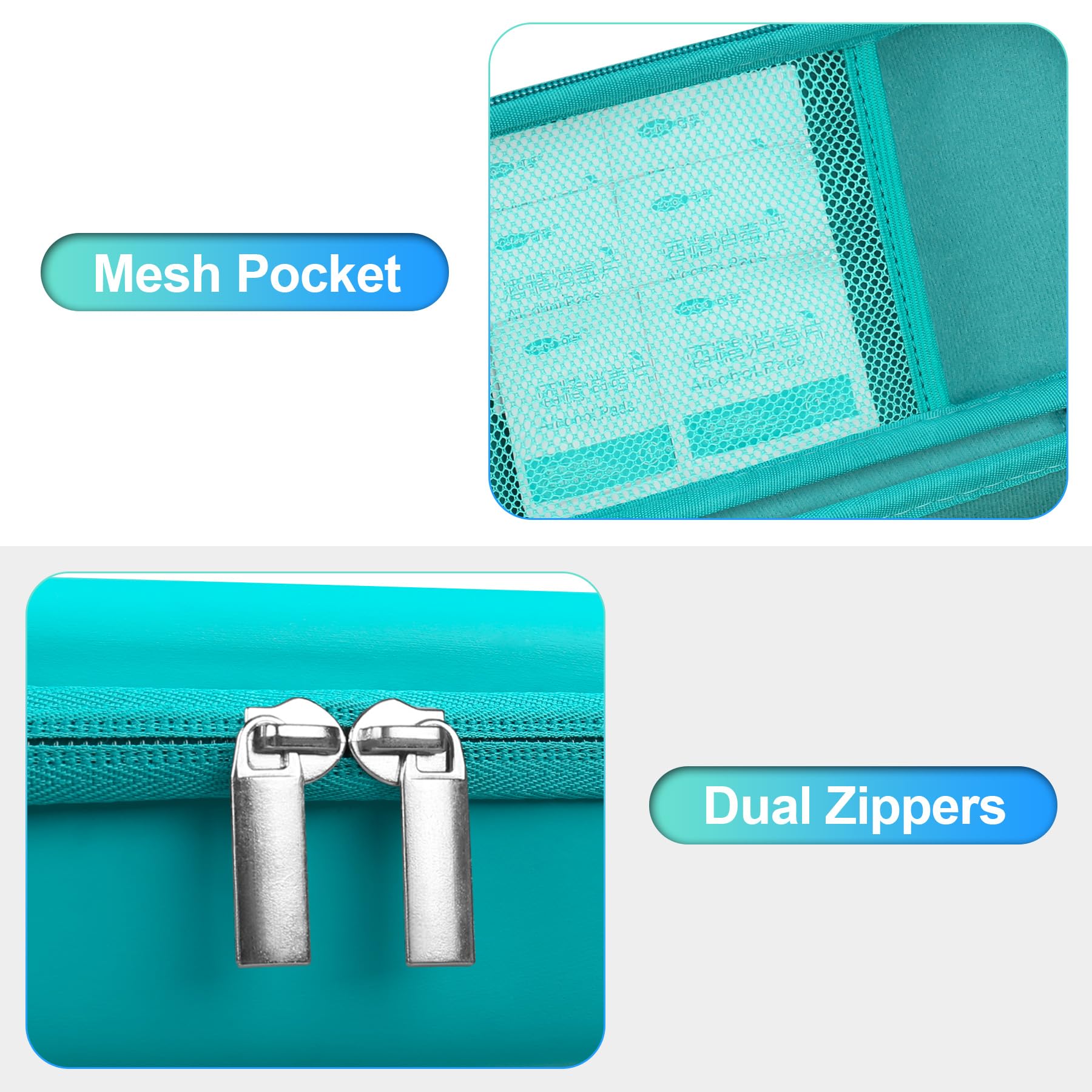 Foto 4 pulgar | Maleta De Viaje Bovke Para Inhalador Spacer Para Asma  Color Turquesa - Venta Internacional.