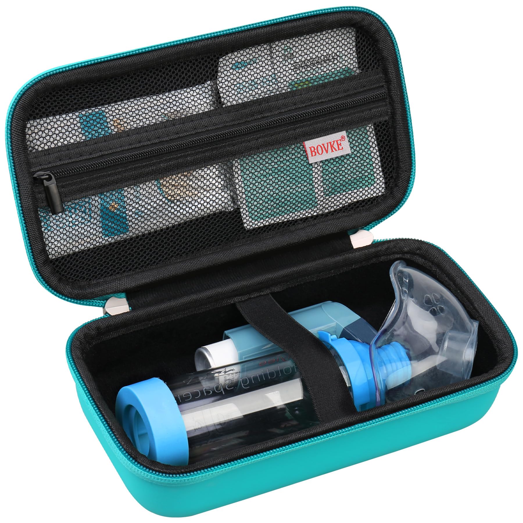 Foto 2 pulgar | Funda De Viaje Bovke Para Inhalador De Asma  Espaciador De Inhalador  Color Verde - Venta Internacional.